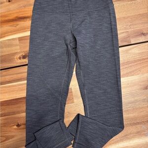 Lululemon Athletica Gray Leggings with Elastic Waistband